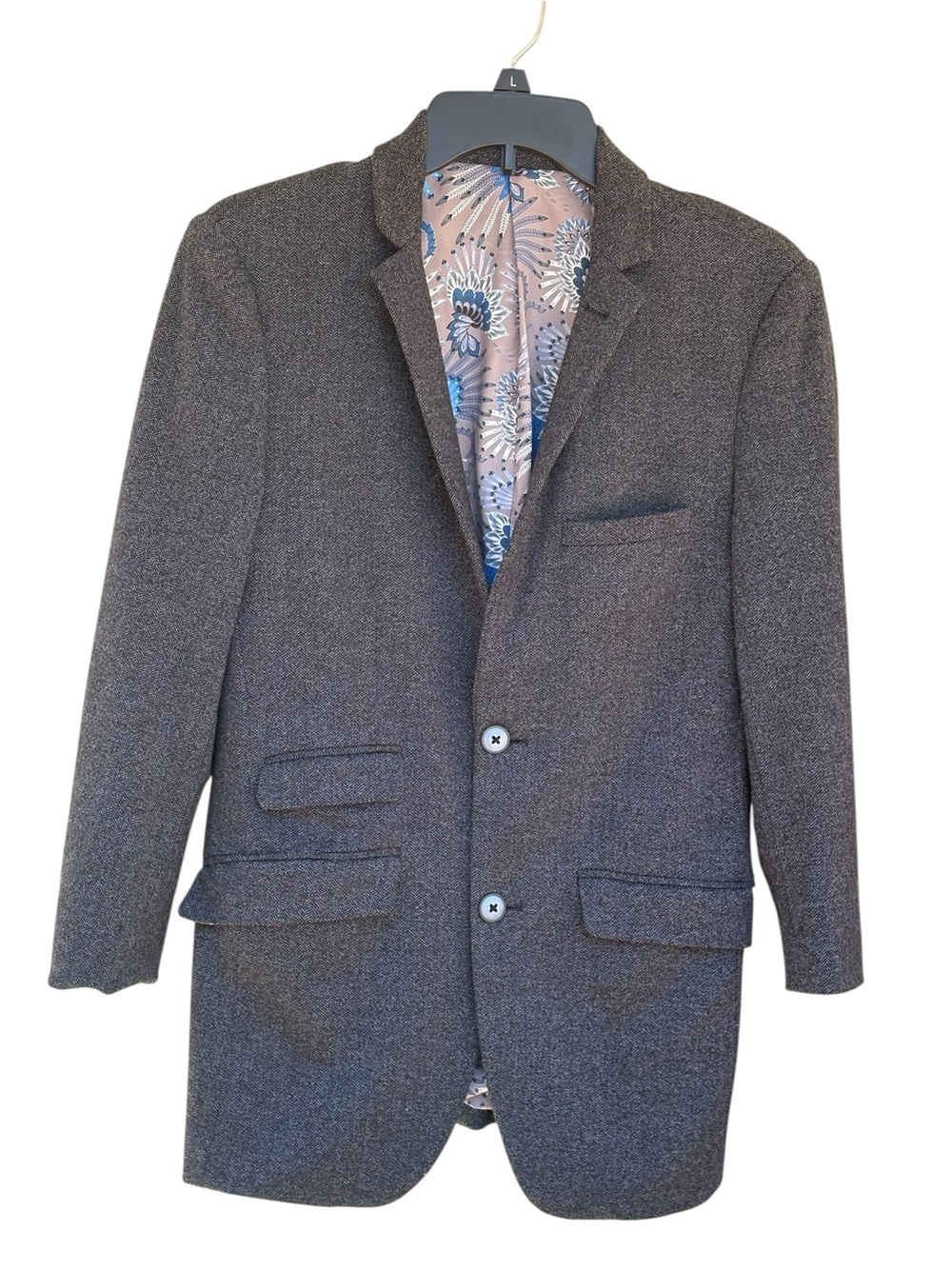 Paisley & Gray Slim Fit Herringbone Blazer